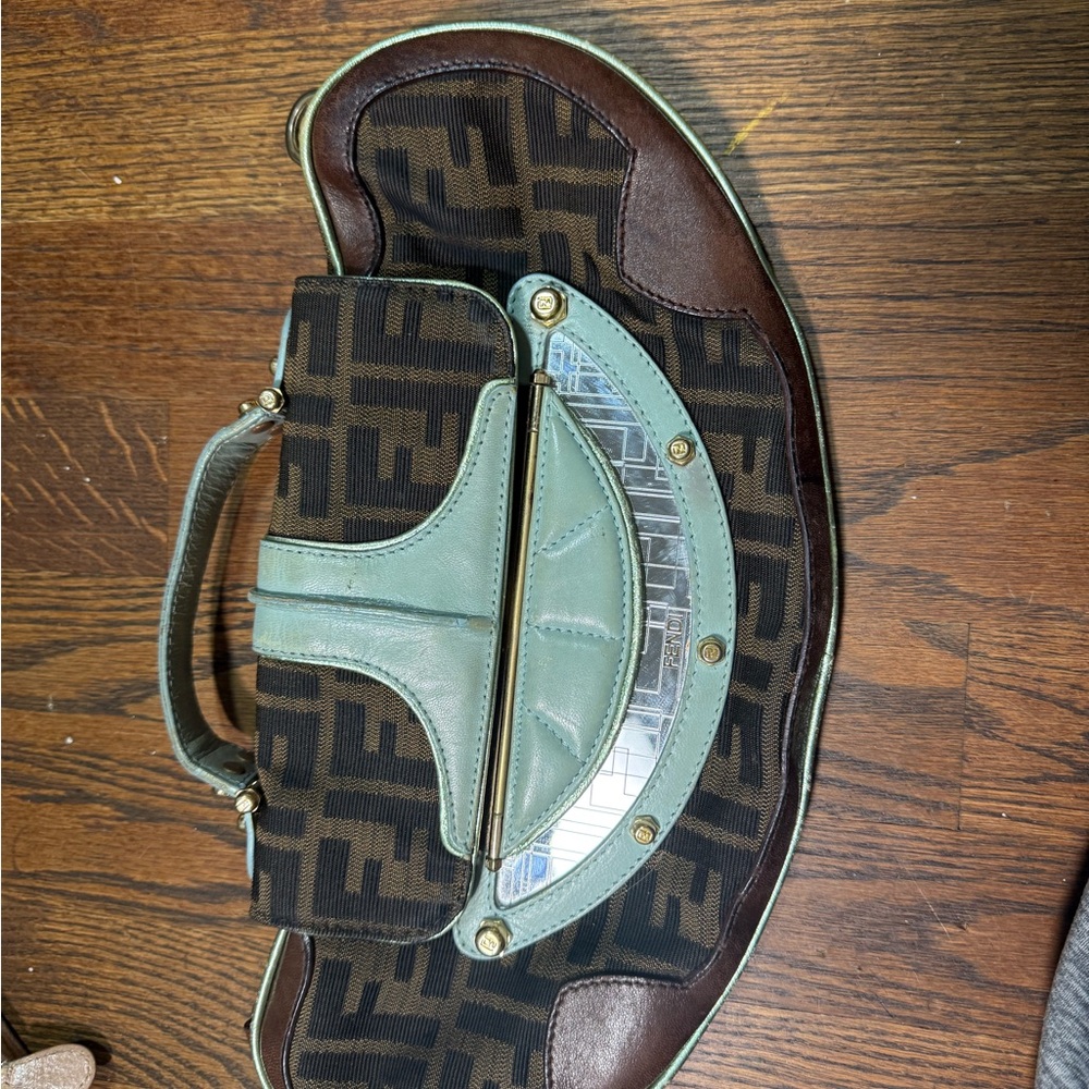 Fendi Brown and Green  Bag